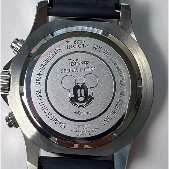 NWT Invicta x Disney Limited Edition  Mickey Chronograph Watch - Black / Silver - Picture 8 of 12